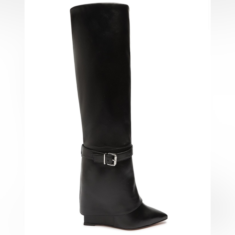 Schutz Jorian Up Leather Tall Boots